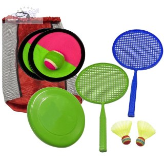 ZESTAW GIER OUTDOOR NA PLAŻĘ 3W1 ENERO TOYS