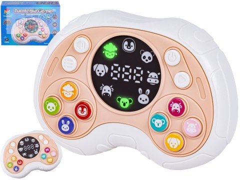Zabawka Na Pamięć KONTROLER BEŻOWY Gamepad Edukacyjna gra dla dzieci Pad Konsola