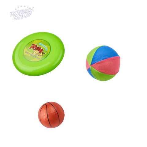 Zestaw sportowy 5w1 badminton koszykówka siatkówka tenis frisbee Zestaw sportowy 5w1 badminton koszykówka siatkówka tenis frisbee