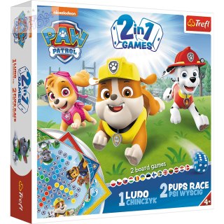 01896 GRA 2w1 Chińczyk - Psi wyścig Paw Patrol 1896