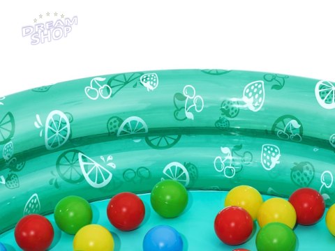 Basenik zielony z kulkami 91cm x 20cm Bestway + 50 kulek 51141