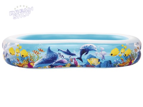 Bestawy Basen dmuchany fish'n friends 262 x 157x46cm 54118