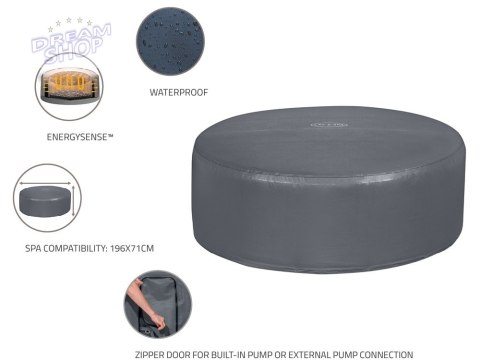 Bestway ENEGYSENSE Pokrywa termiczna pokrowiec do Lay-Z-Spa 196cm 60318
