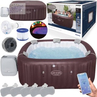 Bestway Lay-z-Spa Maldives Pro7 2025 jacuzzi WiFi aplikacja LED 5-7os 6001U