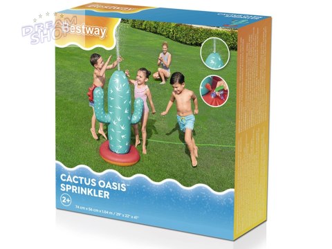 Bestway Zraszacz wodny KAKTUS OASIS Ochłoda w upalne dni 52733 Bestway Zraszacz wodny KAKTUS OASIS Ochłoda w upalne dni 52733