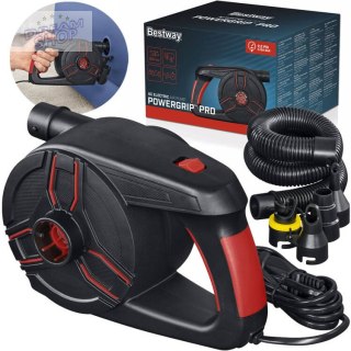 Bestway pompka eklektyczna Powergrip PRO do gniazdka+4adaptery 62247