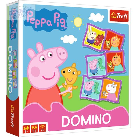 Gra Domino Peppa Trefl 02066 Gra Domino Peppa Trefl 02066