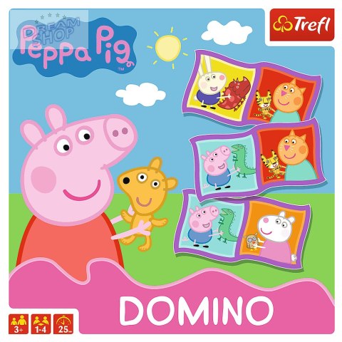 Gra Domino Peppa Trefl 02066 Gra Domino Peppa Trefl 02066