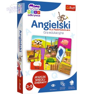 Gra Edukacyjna Angielski dla przedszkolaka z Serii Mały Odkrywca Trefl 01949