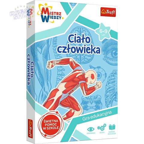 Gra Edukacyjna Ciało człowieka/ Mistrz Wiedzy Trefl 01957 Gra Edukacyjna Ciało człowieka/ Mistrz Wiedzy Trefl 01957
