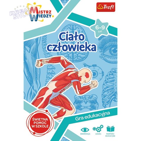 Gra Edukacyjna Ciało człowieka/ Mistrz Wiedzy Trefl 01957 Gra Edukacyjna Ciało człowieka/ Mistrz Wiedzy Trefl 01957