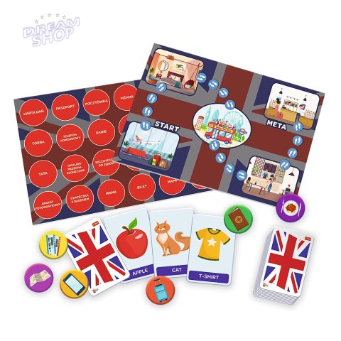 Gra Edukacyjna English is Fun z Serii Mistrz Wiedzy Trefl 01954