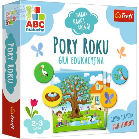 Gra Edukacyjna Pory Roku z Serii ABC Malucha Trefl 01941 Gra Edukacyjna Pory Roku z Serii ABC Malucha Trefl 01941
