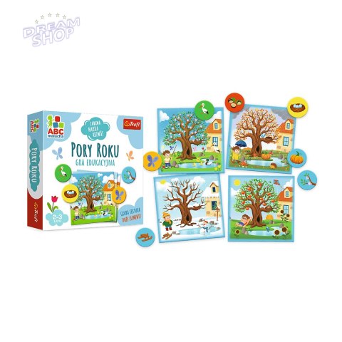Gra Edukacyjna Pory Roku z Serii ABC Malucha Trefl 01941 Gra Edukacyjna Pory Roku z Serii ABC Malucha Trefl 01941