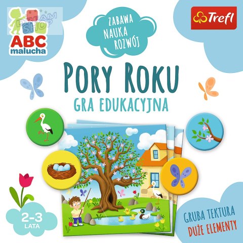 Gra Edukacyjna Pory Roku z Serii ABC Malucha Trefl 01941 Gra Edukacyjna Pory Roku z Serii ABC Malucha Trefl 01941