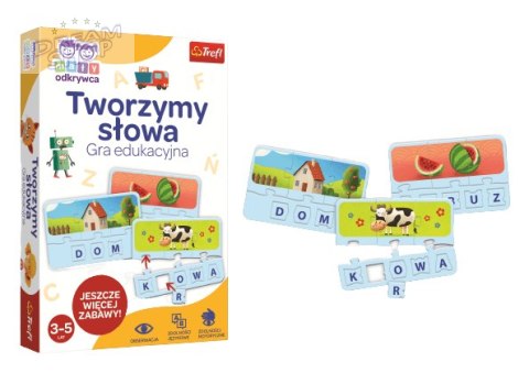 Gra Edukacyjna Tworzymy słowa Mały Odkrywca Trefl 01950