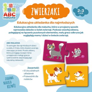 Gra Edukacyjna Zwierzaki z Serii ABC Malucha Trefl 01940