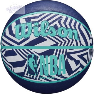 PIŁKA DO KOSZYKÓWKI WILSON NBA DRV PLUS DAZZLE CAMO BSKT INDIGO R.7