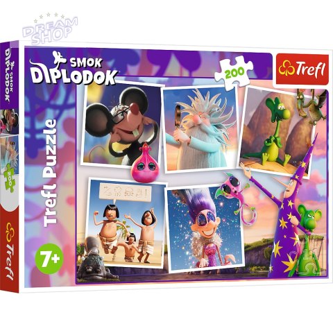 Puzzle - "200" - Przygody Smoka Diplodoka Trefl 13322 Puzzle - "200" - Przygody Smoka Diplodoka Trefl 13322