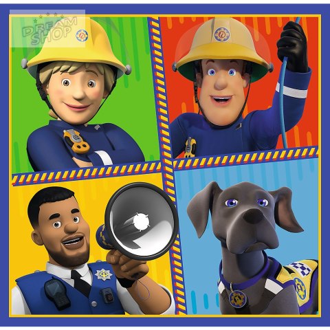Puzzle "3in1" - Dzień Strażaka Sama Trefl 34868 Puzzle "3in1" - Dzień Strażaka Sama Trefl 34868