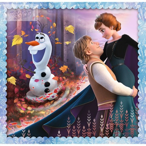 Puzzle 3w1 Kraina Lodu Magiczna opowieść Trefl 34853