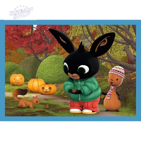 Puzzle - "4w1 (12, 15, 20, 24)" - Wesoły Bing Trefl 34631