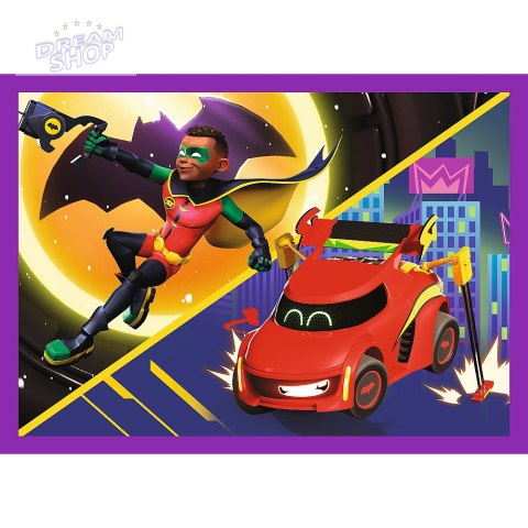 Puzzle - 4w1 - Poznaj Batwheels - Warner Batwheels 34658