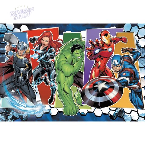 Puzzle 60 - Niezwyciężeni Avengersi Trefl 17357 Puzzle 60 - Niezwyciężeni Avengersi Trefl 17357