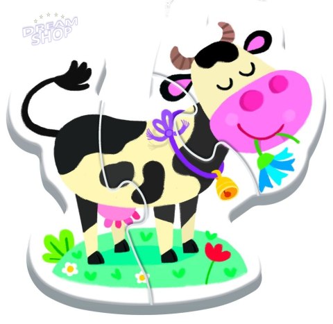 Puzzle - Baby Classic - Na farmie - KAZSTUDIO SA Bobaski i Miś 36127