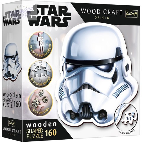 Puzzle drewniane Star Wars 160 el. Hełm Szturmowca Trefl 20188
