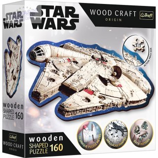 Puzzle drewniane Star Wars 160 el. Sokół Millennium Trefl 20189
