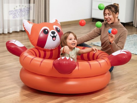 Suchy basen czerwona PANDA z kulkami 107x 94cm Bestway+50 kulek 52702
