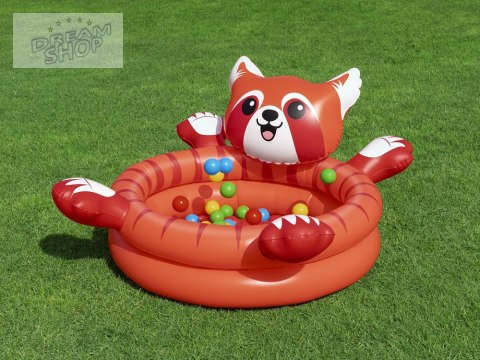 Suchy basen czerwona PANDA z kulkami 107x 94cm Bestway+50 kulek 52702