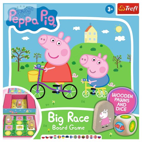 Gra Big race Świnka Peppa Trefl 02262 Gra Big race Świnka Peppa Trefl 02262