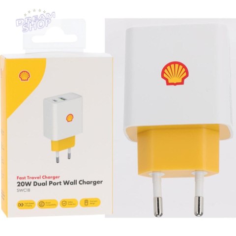 ŁADOWARKA KOSTKA ADAPTER USB A I C 20W SHELL ŁADOWARKA KOSTKA ADAPTER USB A I C 20W SHELL