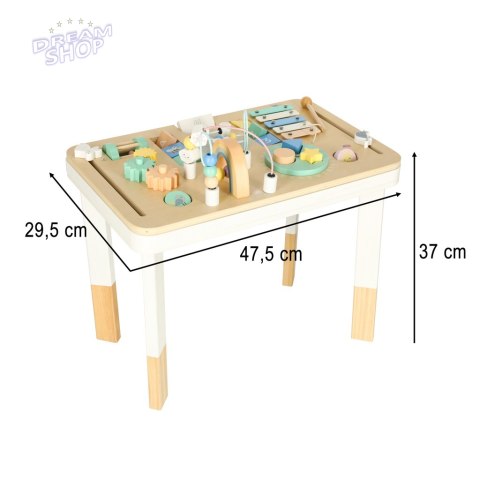 Lulilo Stolik manipulacyjny montessori kolorowy