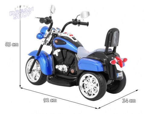 Motorek Chopper NightBike Niebieski Motorek Chopper NightBike Niebieski
