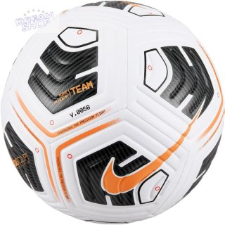 PIŁKA NOŻNA NIKE ACADEMY WHITE/BLACK/TOTAL ORANGE R.5