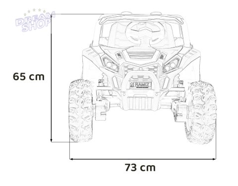 Pojazd Buggy UTV 2000M Racing Różowy Pojazd Buggy UTV 2000M Racing Różowy