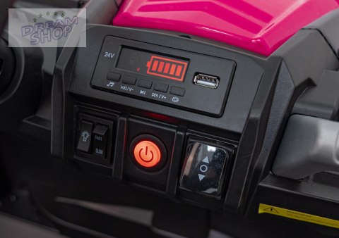 Pojazd UTV X3 Off-Road Różowy