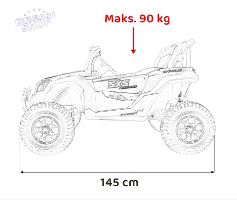 Pojazd UTV X3 Off-Road Różowy