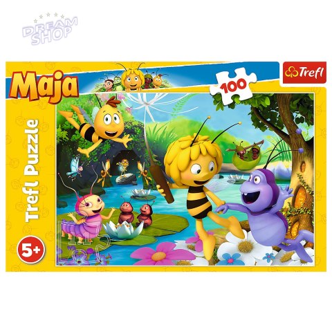 Puzzle - "100" - Pszczółka Maja i przyjaciele Trefl 16361