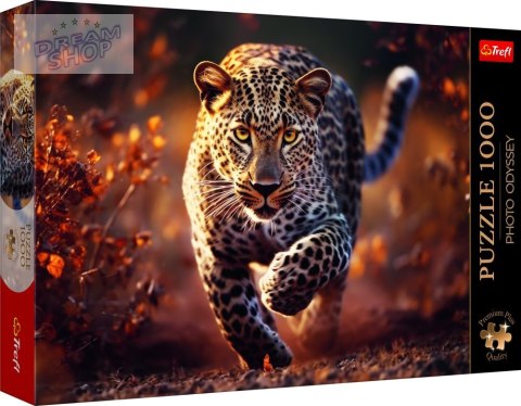 Puzzle- "1000 Premium Plus" - Photo Odyssey: Dziki Leopard Trefl 10818