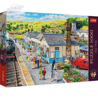 Puzzle - "1000 Premium Plus" - Tea Time: Dworzec kolejowy Trefl 10810