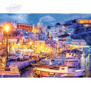 Puzzle - "1000" - Wyspa Procida nocą, Włochy 10794