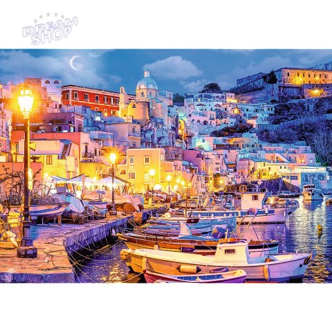 Puzzle - "1000" - Wyspa Procida nocą, Włochy 10794