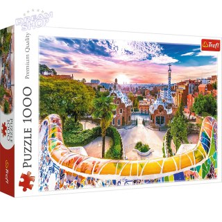 Puzzle - "1000" - Zachód słońca nad Barceloną, Hiszpania Trefl 10711