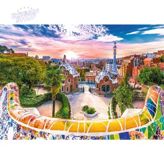 Puzzle - "1000" - Zachód słońca nad Barceloną, Hiszpania Trefl 10711
