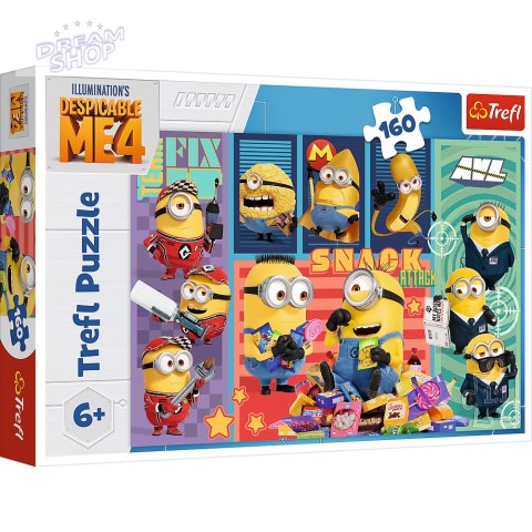 Puzzle - "160" - Minionkowa radość Trefl 15423 Puzzle - "160" - Minionkowa radość Trefl 15423