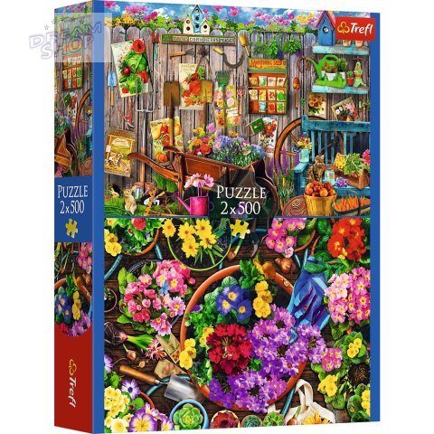 Puzzle - 2x500 - Prace w ogrodzieFSC Mix 70% 37529